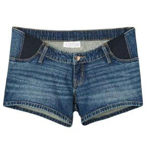 Side Panel‎ Midi Maternity Jean Shorts - Isabel Maternity Size 4